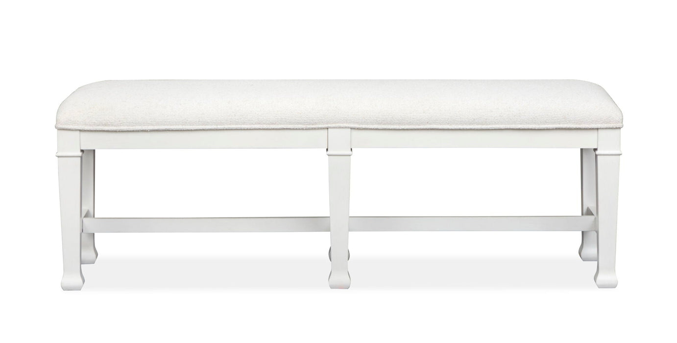Kingston - Bench - Whisper White And Cerused Nutmeg