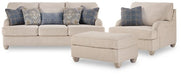 Traemore Sofa, Oversized Chair and Ottoman