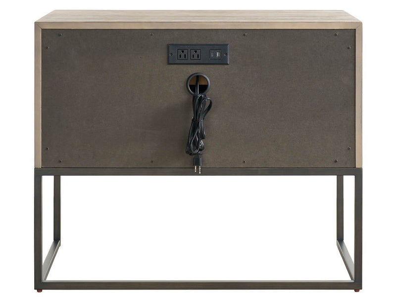 Dwell - Metal Base Nightstand
