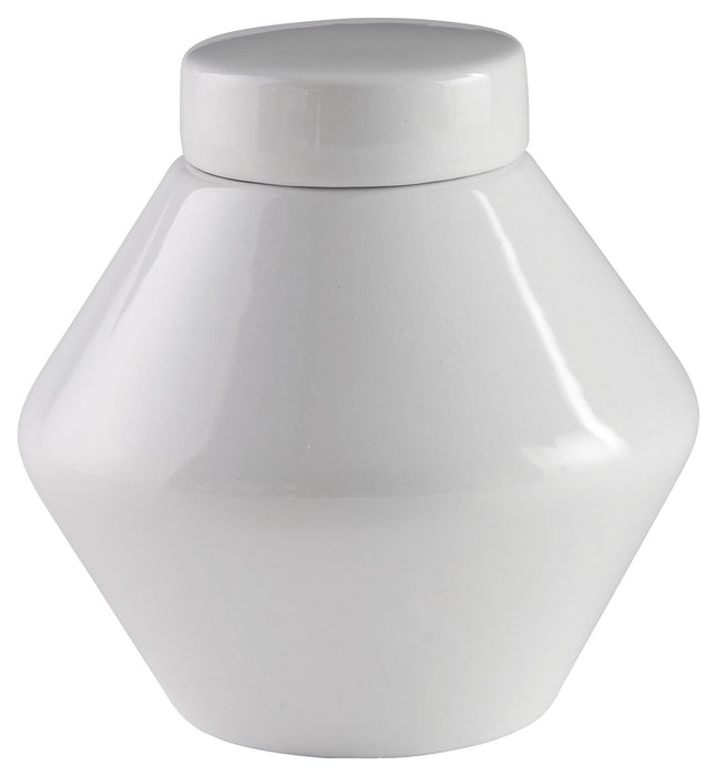 Domina White Jar (Set of 2) - Large