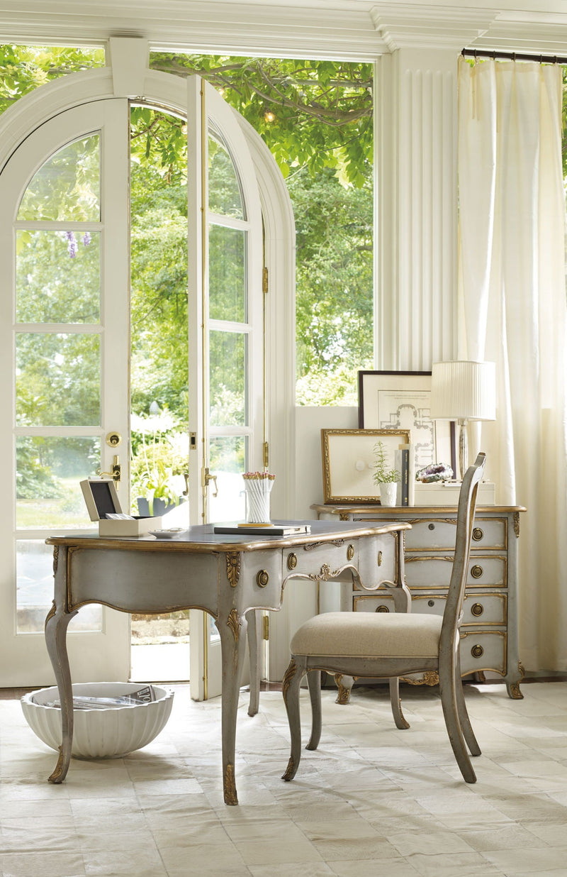 Home Office - Writing Desk 54" - Silver