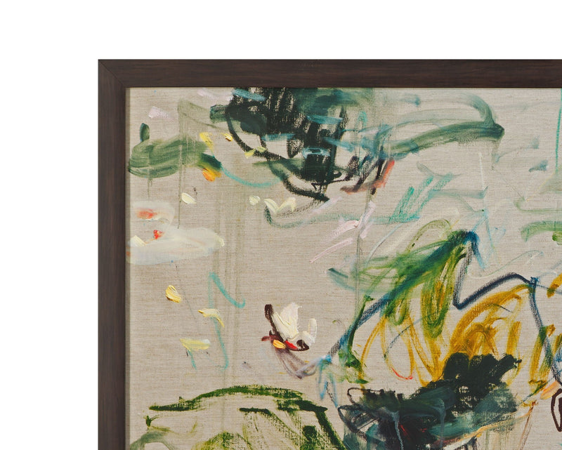 Morning Reflections Framed Print - Green