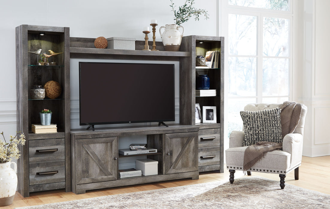 Wynnlow Gray 4 Pc. Entertainment Center 63" TV Stand