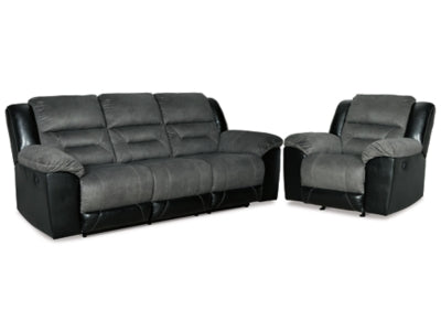 Earhart Reclining Sofa and Recliner