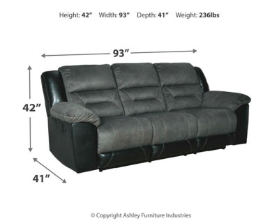 Earhart Reclining Sofa and Recliner