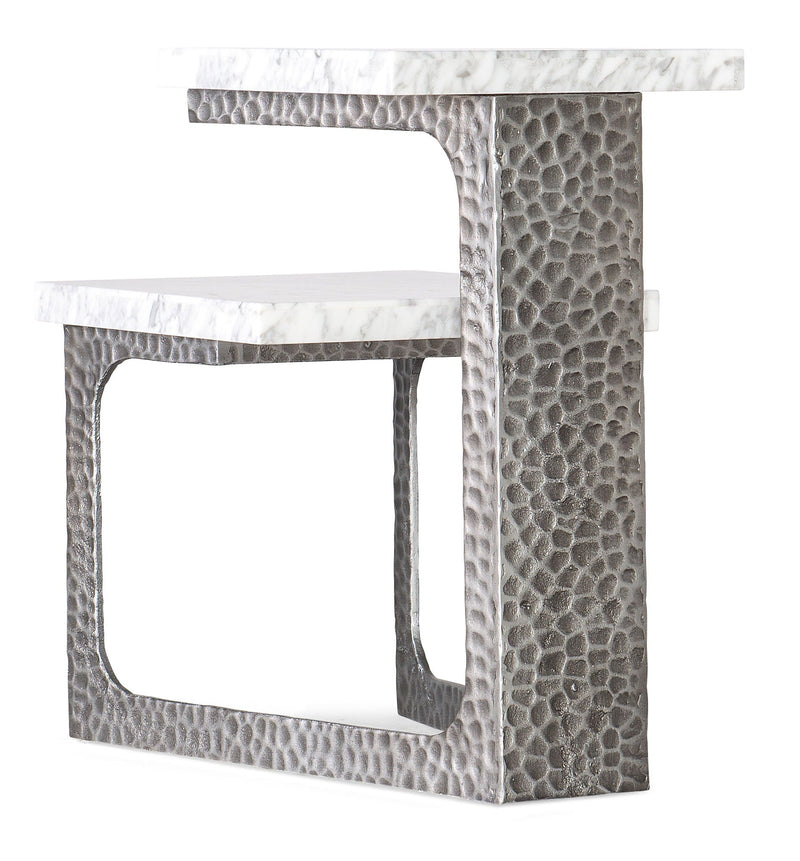 Melange - Georgie Side Table - Silver