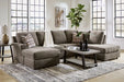 O'Phannon 2-Piece Sectional with left-arm facing sofa chaise and right-arm facing corner chaise - Putty - Furniture Depot