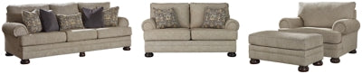 Kananwood Sofa, Loveseat, Oversized Chair and Ottoman