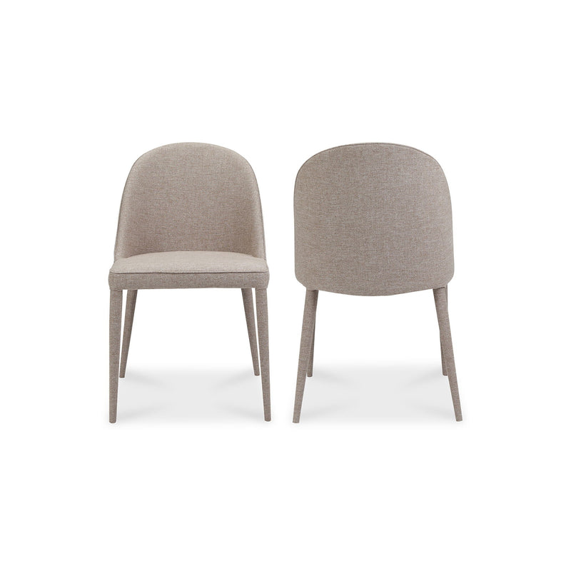 Burton - Fabric Dining Chair (Set of 2) - Light Gray