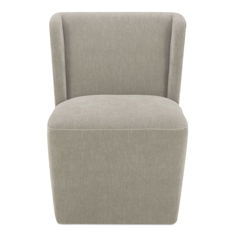 Cormac - Rolling Dining Chair - Slate / Green