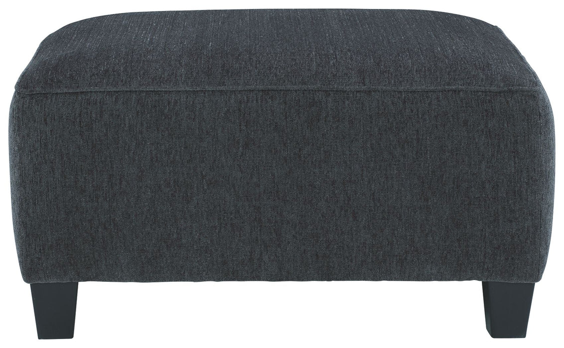 Abinger Oversized Accent Ottoman  - Smoke