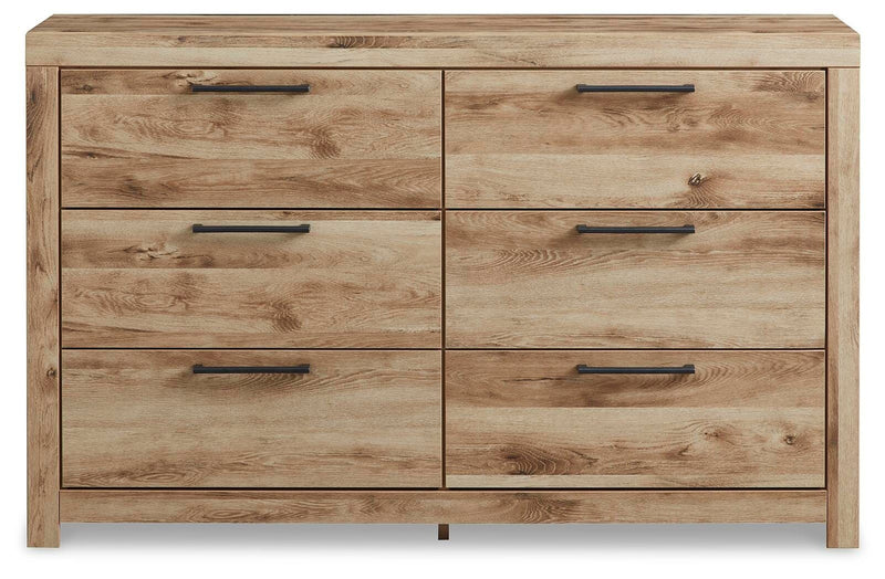 Hyanna - Six Drawer Dresser - Tan Brown - Wood