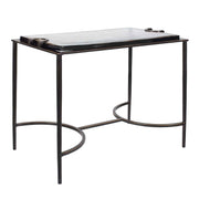 Eisen - Textured Glass Accent Table - Bronze