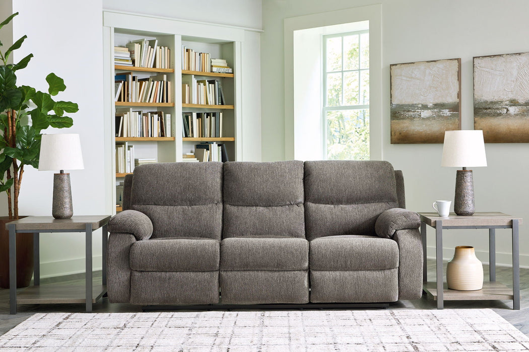 Scranto - Reclining Sofa - Fabric - Brindle