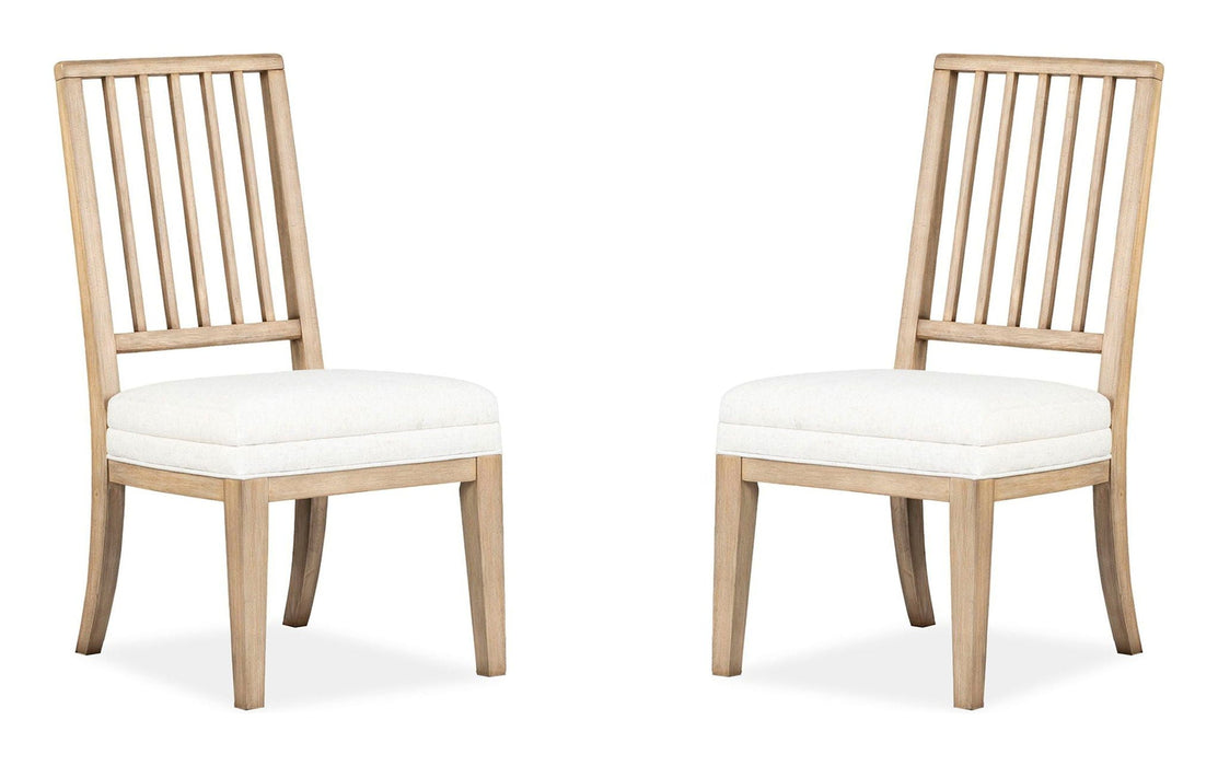 Coventry - Upholstered Side Chair With Solid Wood Back (Set of 2) - Honey Maple