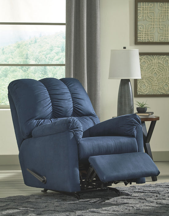 Darcy Rocker Recliner - Blue