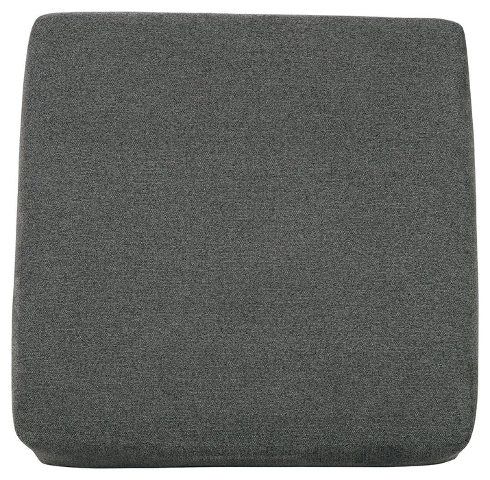 Edenfield Oversized Accent Ottoman - Charcoal