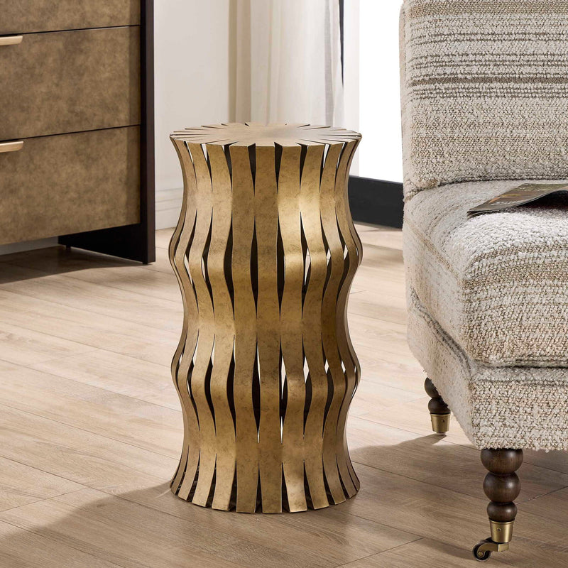 Arida - Accent Table - Aged Gold