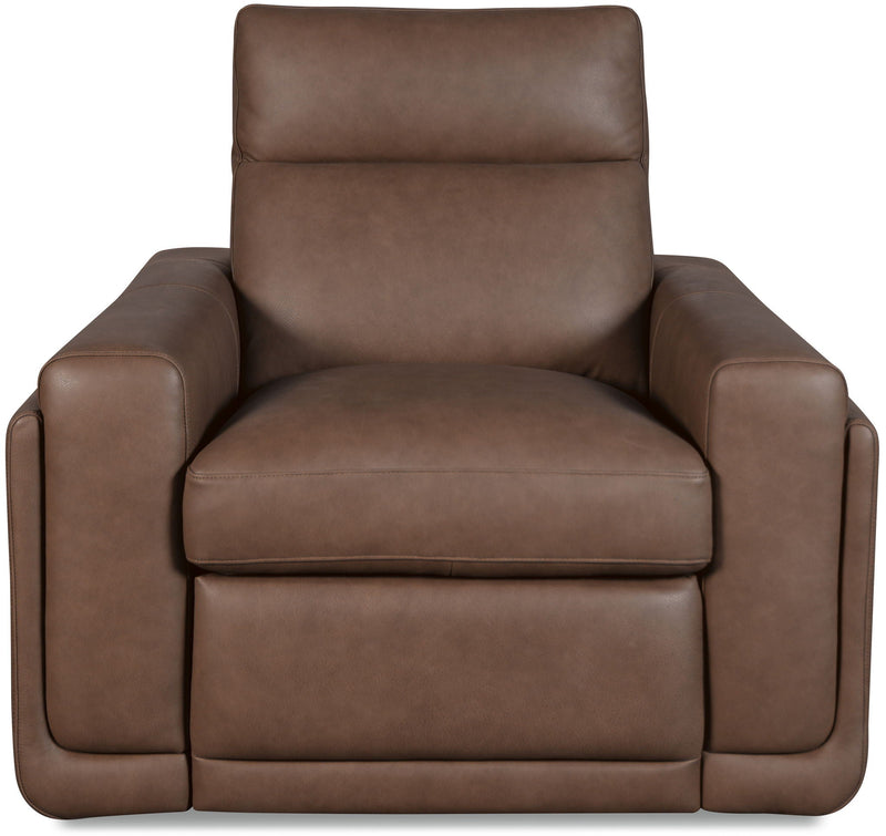 MS - Simone ZG Power Recliner With Power Headrest and BT speaker - Brown