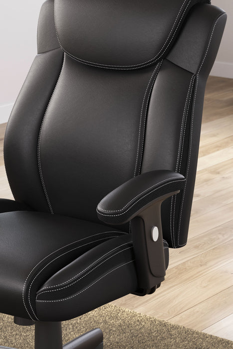 Corbindale Home Office Swivel Desk Chair - Black