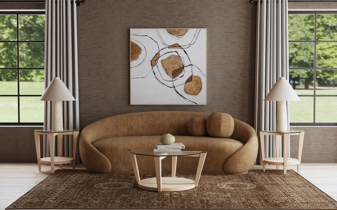 Berks - Table Lamp - Textured Cream