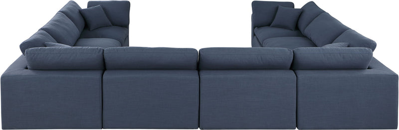 Comfy - 8 Piece Linen Modular Sectional