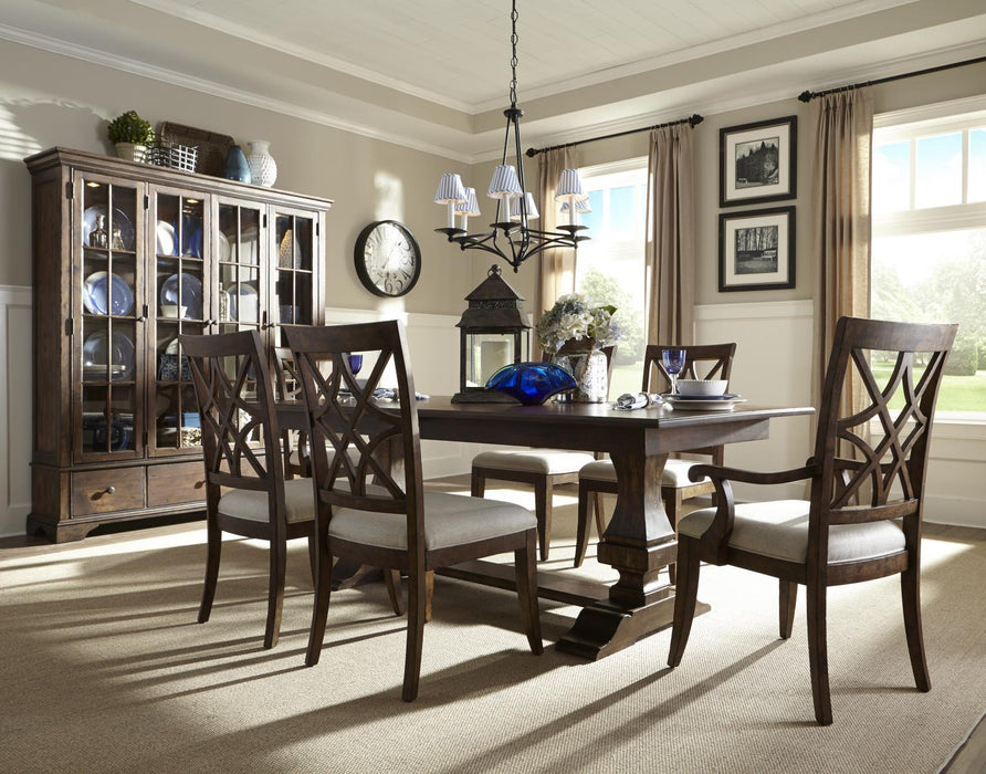 Trisha Yearwood Home - Gwen Upholstered Parson Chair With Slipcover (Set of 2) - Coffee