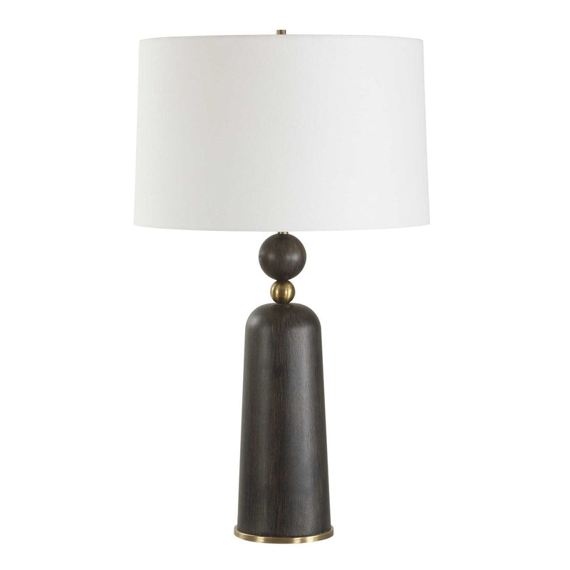 McQuinn - Table Lamp - Dark Walnut