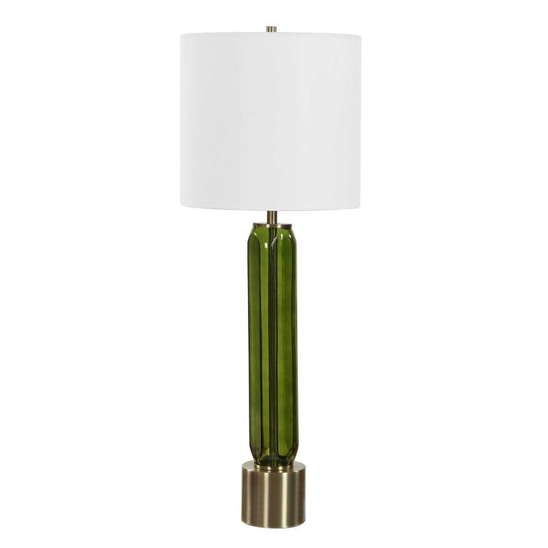 Aspis - Glass Table Lamp - Green