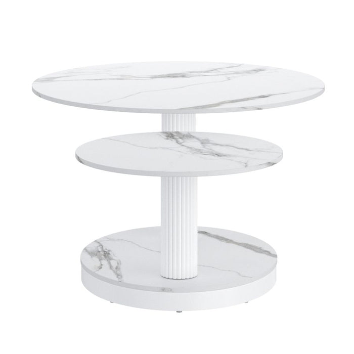 Elara Coffee Table in White