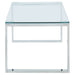 Zevon Coffee Table in Silver - Furniture Depot