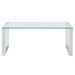 Zevon Coffee Table in Silver - Furniture Depot
