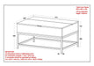 OJAS-LIFT-TOP COFFEE TABLE-NATURAL BURNT - Furniture Depot