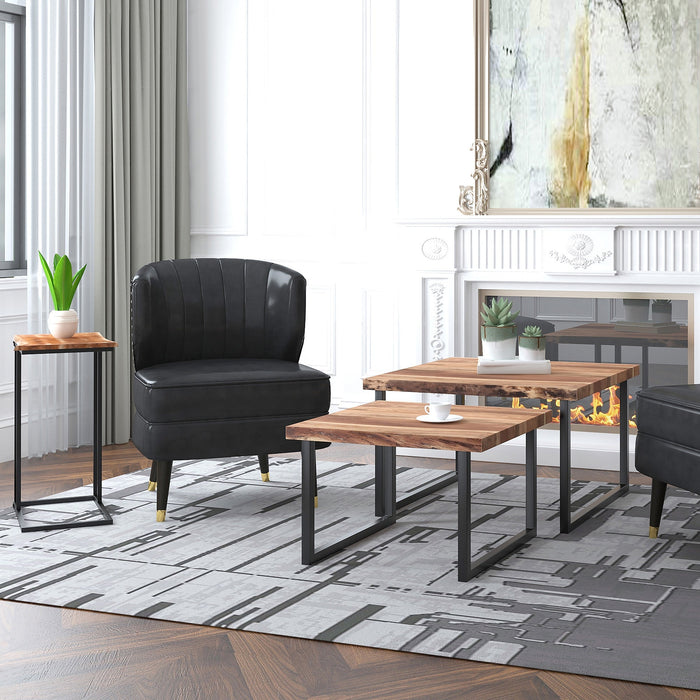 Jivin 2pc Coffee Table Set Natural