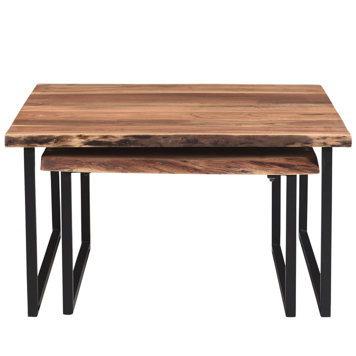 Jivin 2pc Coffee Table Set Natural