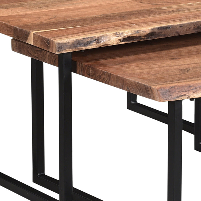 Jivin 2pc Coffee Table Set Natural