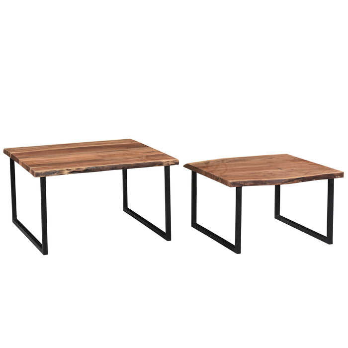 Jivin 2pc Coffee Table Set Natural