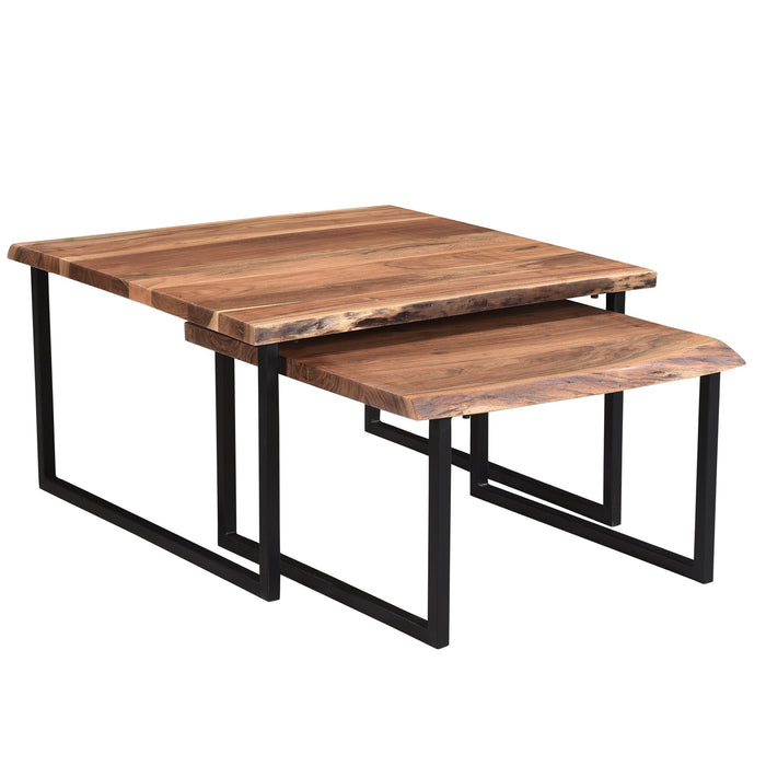 Jivin 2pc Coffee Table Set Natural