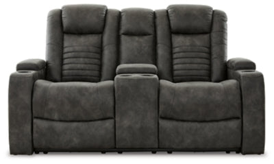 Soundcheck Power Reclining Loveseat with Console