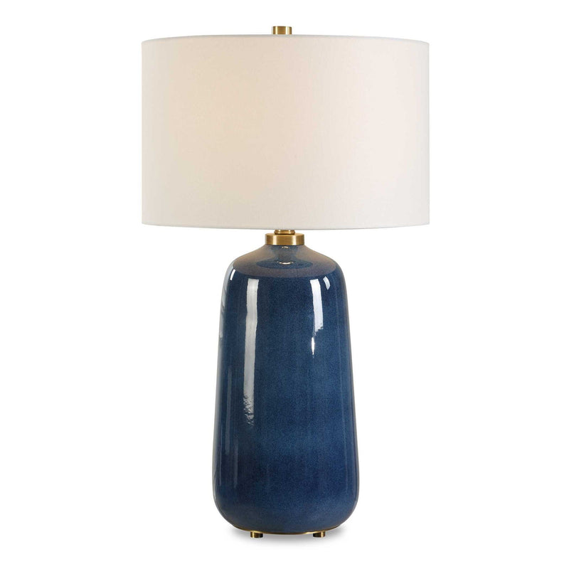 Brae - Glaze Table Lamp - Blue