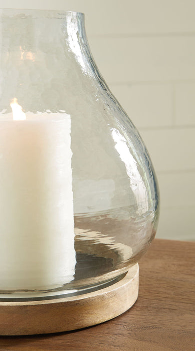 Adalisen - Candle Holder - Clear / Brown