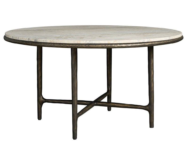 Griffith Park - Round Dining Table - Bronze / Gray