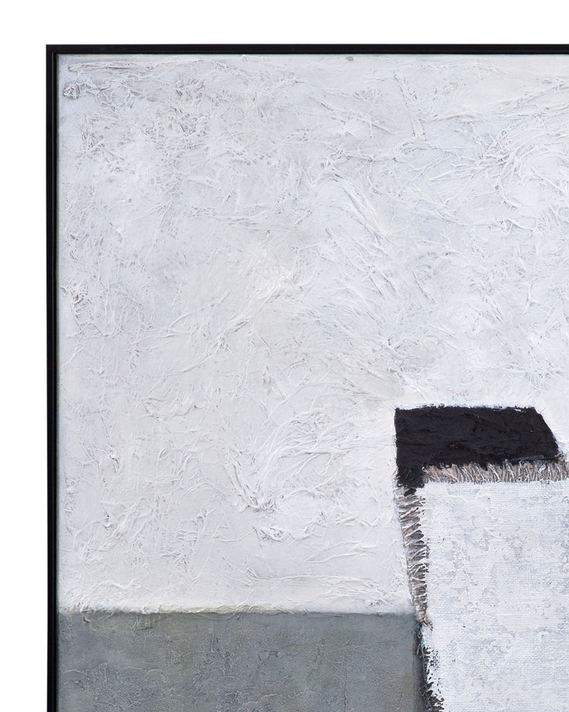 Landen Canvas Art - Gray