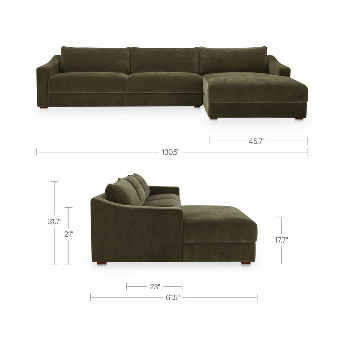 Farrow - Right Sectional - Cedar Green