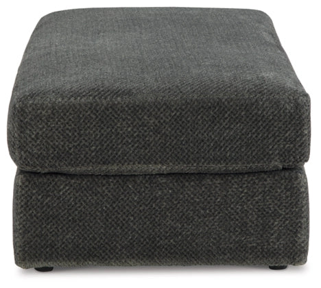 Karinne Oversized Accent Ottoman -Smoke - Furniture Depot (7893822177528)