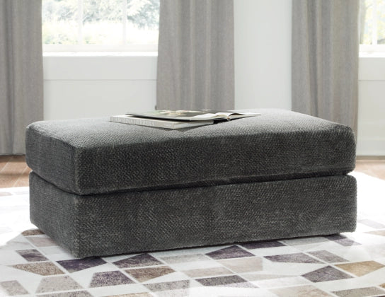 Karinne Oversized Accent Ottoman -Smoke - Furniture Depot (7893822177528)