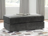 Karinne Oversized Accent Ottoman -Smoke - Furniture Depot (7893822177528)