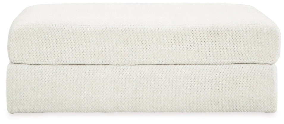 Karinne Oversized Accent Ottoman -Linen