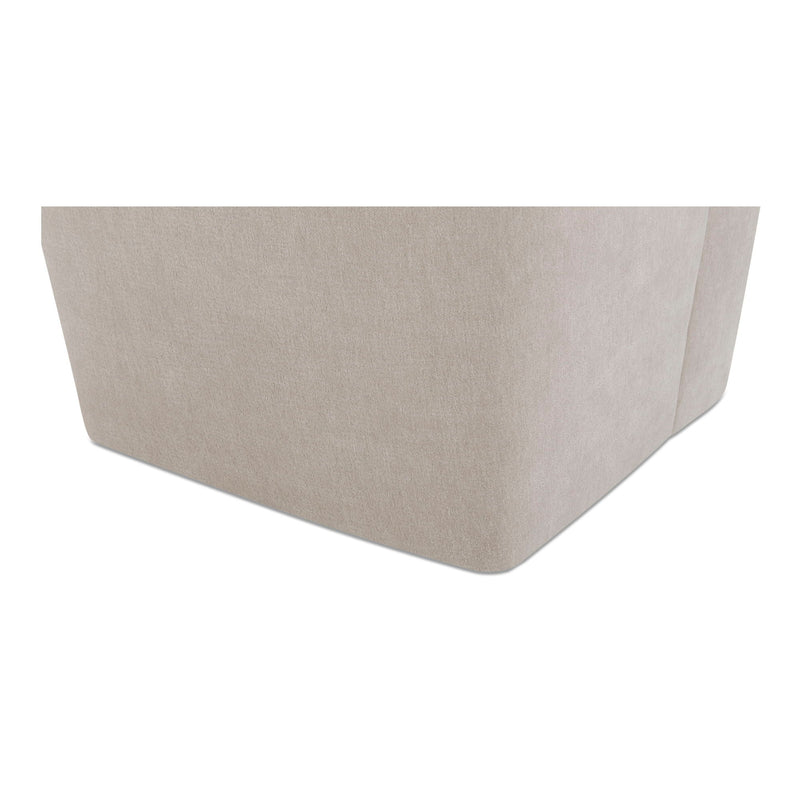 Cormac - Rolling Dining Chair - Warm Sand / Gray
