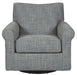 Renley - Swivel Glider Accent Chair - Ash